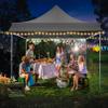 COBIZI 3 x 3 m Pop-Up Canopy with 23 sq. ft. Extended Awning, Waterproof, Heavy-Duty, Winter-Ready, Black view 2