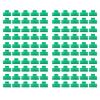 100 Greenhouse Clips for 8 mm Tubes view 2