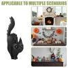Halloween Resin Figurine Decoration: Witch, Black Cat, Ghost & Pumpkin view 4