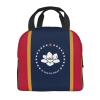 DRTGEDS Mississippi State Flag Lunch Bag for Men and Women view 3