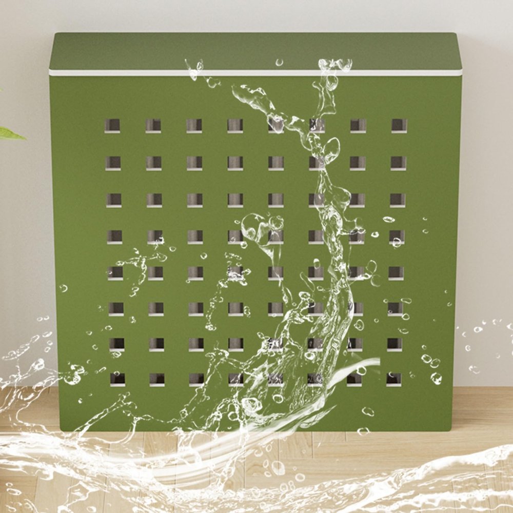 MTSYXYM MDF Radiator Cover, Easy Installation, Pipe Concealment, L70 × H80 × D15 cm