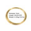 JIEYUZYUO 0.25 kg Brass Wire, 1.8–3.0 mm Diameter, 9 m view 2