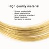 JIEYUZYUO 0.25 kg Brass Wire, 1.8–3.0 mm Diameter, 9 m view 3