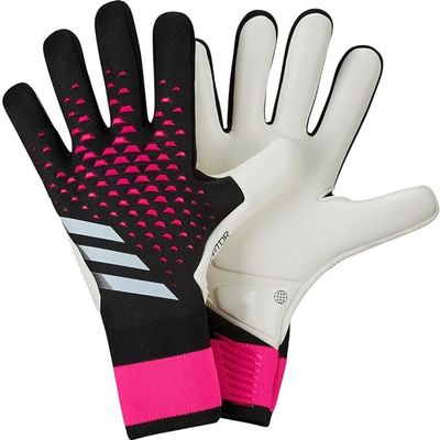 HISTARSTORE5 Soccer Goalkeeper Gloves, Training Gloves, Strong Grip, Non-Slip and Breathable, Adults and Children (Pink, 9)