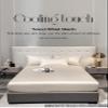 RUZGAR Tencel Fitted Sheet, 180 x 200 cm + 25 cm, Grey A view 2