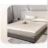 RUZGAR Tencel Fitted Sheet, 180 x 200 cm + 25 cm, Grey A view 3
