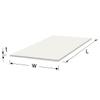 2 mm Aluminum Sheet, One-Sided RAL 9016 Traffic White, 450 x 250 mm view 2