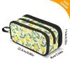Reiacy Yellow Lemon Tree Pencil Case, Large Capacity view 3