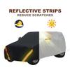 YXCMD Car Cover for Toyota C-HR Hatchback 2016–2024, Outdoor Oxford Fabric, Full Coverage, Black view 3