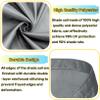 Shade Sail with Mounting Ropes, 380 x 800 cm, Right-Angle, Tear-Resistant, Weatherproof, Taupe view 3