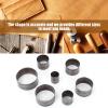 7-Piece Leather Circle Cutter Tool Set with Punches view 2
