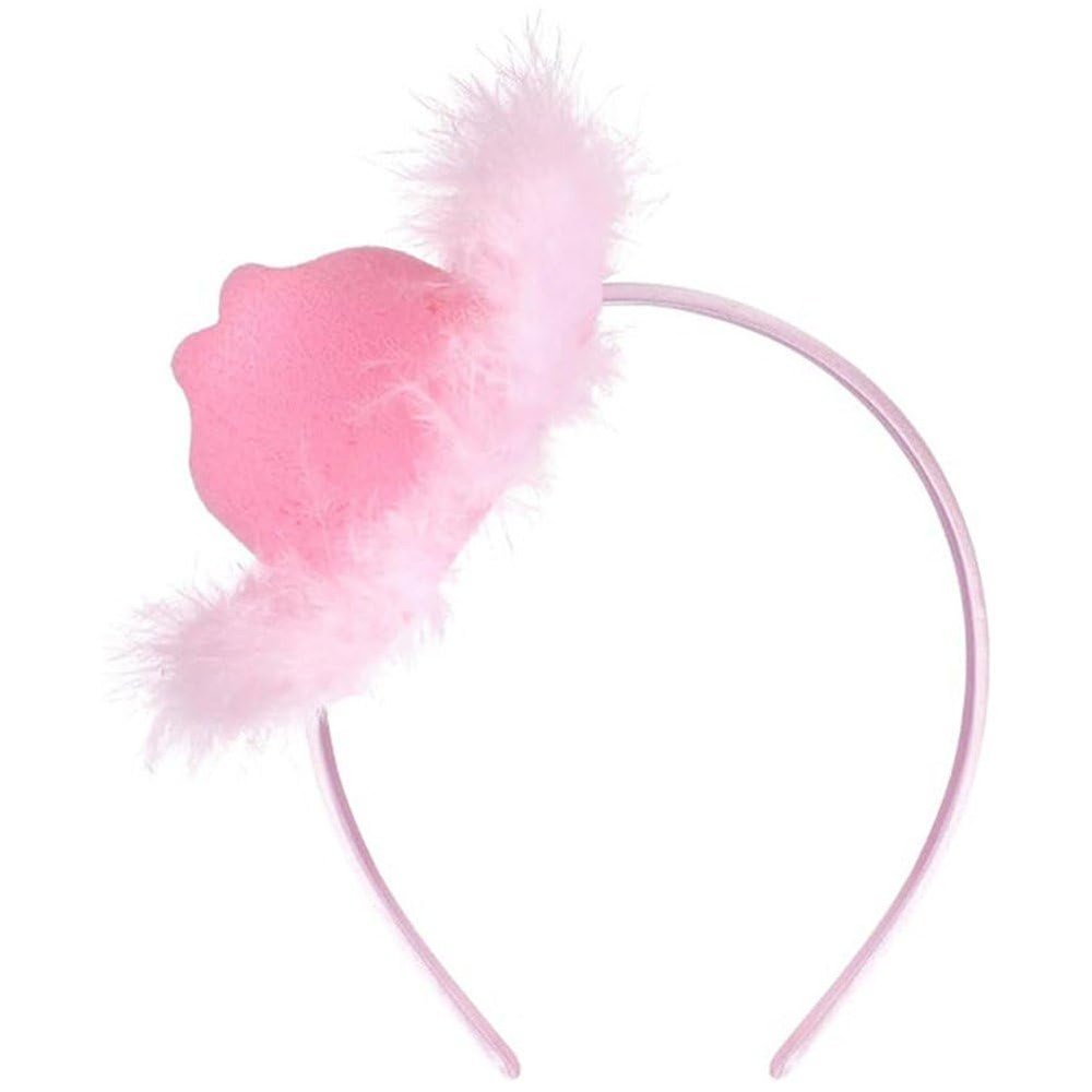 Muteitt Pink Cowboy Hat Headband, Mini Cowgirl Hat Headband for Women