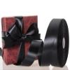 GIYOMI Black Polyester Satin Ribbon, 1 in x 50 yd, for Gift Wrapping view 2