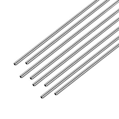CHAOUYYZ 304 Stainless Steel Round Tubes, 1.5 mm OD, 500 mm Long, 8-Pack, 0.15 mm Wall