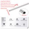 CHAOUYYZ 304 Stainless Steel Round Tubes, 1.5 mm OD, 500 mm Long, 8-Pack, 0.15 mm Wall view 2