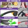 UOMTFAI Cable Protector, 2 m, 1.9 cm, Flexible Pet-Resistant Cable Sleeve view 3