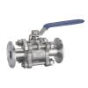 XEOWHUPG SS304 Stainless Steel Sanitary 3-Piece Tri-Clamp Ball Valve, 1/2" to 2" (1 Inch) view 2