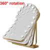 BomDog LED Bathroom Mirror, 360° Rotatable Makeup Mirror, White, 30 x 40 cm view 2