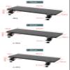 Foldable Desk Extension Shelf with Clips, 64 x 24 cm view 2