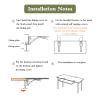Foldable Desk Extension Shelf with Clips, 64 x 24 cm view 3