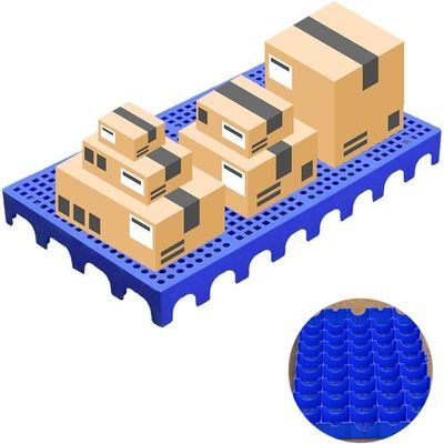 Plastic Ventilated Grid Pallet, 100 x 60 x 10 cm