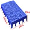 Plastic Ventilated Grid Pallet, 100 x 60 x 10 cm view 2
