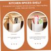 FUNOMOCYA Over-Cabinet-Door Organizer, White PP Hanging Basket view 2