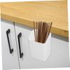 FUNOMOCYA Over-Cabinet-Door Organizer, White PP Hanging Basket view 4
