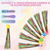 AMFUN 40-Pack Hopping Balls with Colorful Ribbons for Kids view 4