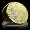 QYZXTH Chinese Zodiac Year of the Dragon 2024 Gold-Plated Commemorative Coin view 2