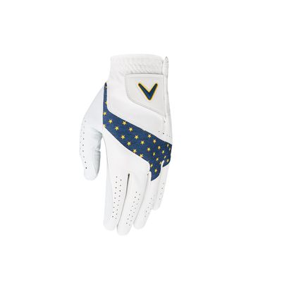 Callaway Golf Fusion Glove - USA, MLH M/L, White