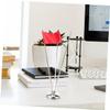 2-Pack Small Silver Metal Table Flagpoles for Desks view 2