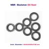 SSIMOO TC Shaft Seal NBR Double-Lip Oil Seal, 22–28 mm ID, 25 × 52 × 10 mm view 2
