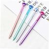 SEWACC 15-Piece Diamond Design Black Gel Pens, Refillable Writing Pens with Comfort Grip and Quick-Drying Ink view 3