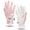RDJOIMBX Women’s Golf Gloves, Breathable Mesh and Microfiber, Perforated Palm Grip, Pink, Size 16 view 1