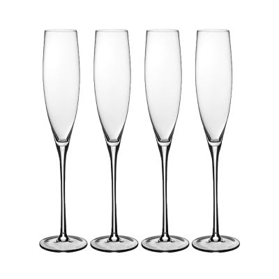 RUNZE765Z Champagne Flutes, 4-Piece Set, 200 ml