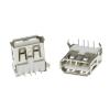100-Piece 2.0 4-Pin A-Type Female Plug Connector, G54, 2-Foot, 90-Degree, Data Transfer and Charging view 1