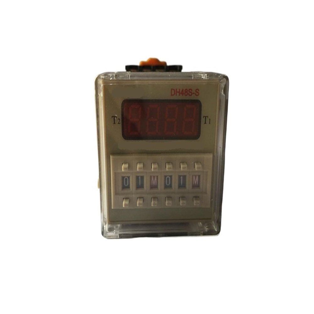 36V AC/DC 48 × 48 mm 0.1 s–99 h Programmable Double Time-Delay Relay DH48S-S AUOQKQUT