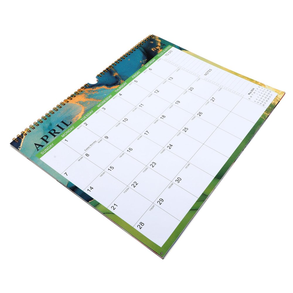 Monthly Wall Calendar with Holidays