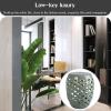 HBJJJ Decorative Ceramic Garden Stool with Glazed Fish-Scale Design, Army Green view 4