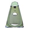 AOLUOER Camping Toilet & Shower Tent, Pop-Up Privacy Tent, Portable UV-Protection Changing Tent, Military Green, 1.2 x 1.2 x 1.9 m view 1