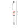 ODHHGDF Juneteenth Day Freedom 1865 Gel Pens, Fine Tip (0.5 mm), Retractable, Smooth Writing, Black Ink, 2-Pack view 2