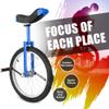 16/18/20/24-Inch Adjustable Trainer Unicycle, Non-Slip Mountain Tire, White, 24-Inch view 2