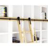 Rolling Library Ladder Hardware Kit, 100 cm (3.3 ft) Rail view 3