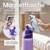 Magcheer Insulated Water Bottle with Phone Holder, 1 L (Purple) view 3