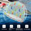 Elastic Swim Cap with Vertical Stripes, Doodles, Stars, Hearts, Dots and Fun Ponies for Men, Women and Teens view 4