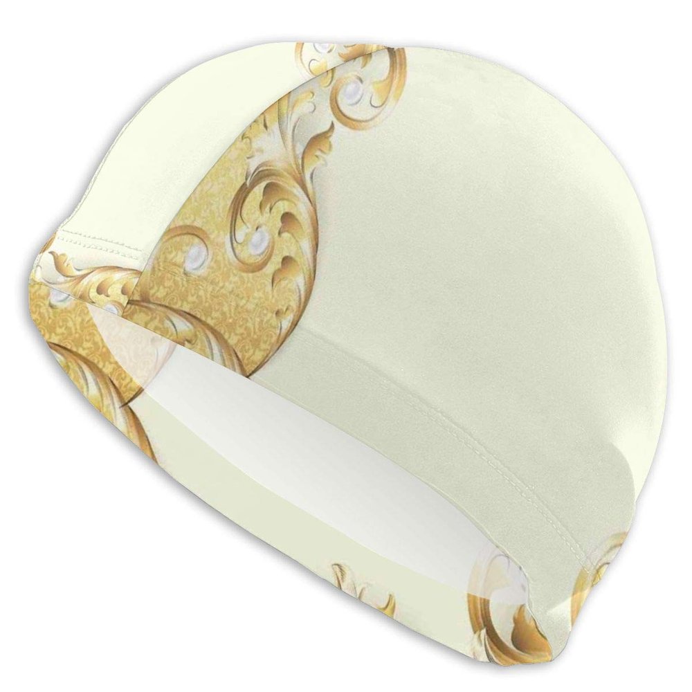 Stretch Swim Cap, Earth from Space with Continents in LGBT Colors