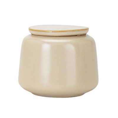 Ceramic Tea Storage Jar with Bamboo Lid