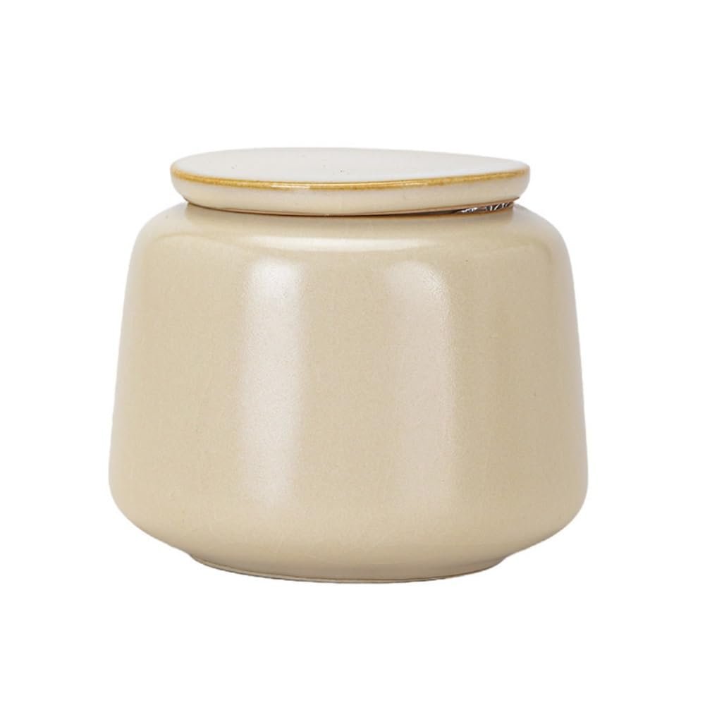 Ceramic Tea Storage Jar with Bamboo Lid
