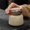 Ceramic Tea Storage Jar with Bamboo Lid view 3